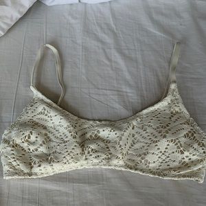 White Aeire bathingsuit top